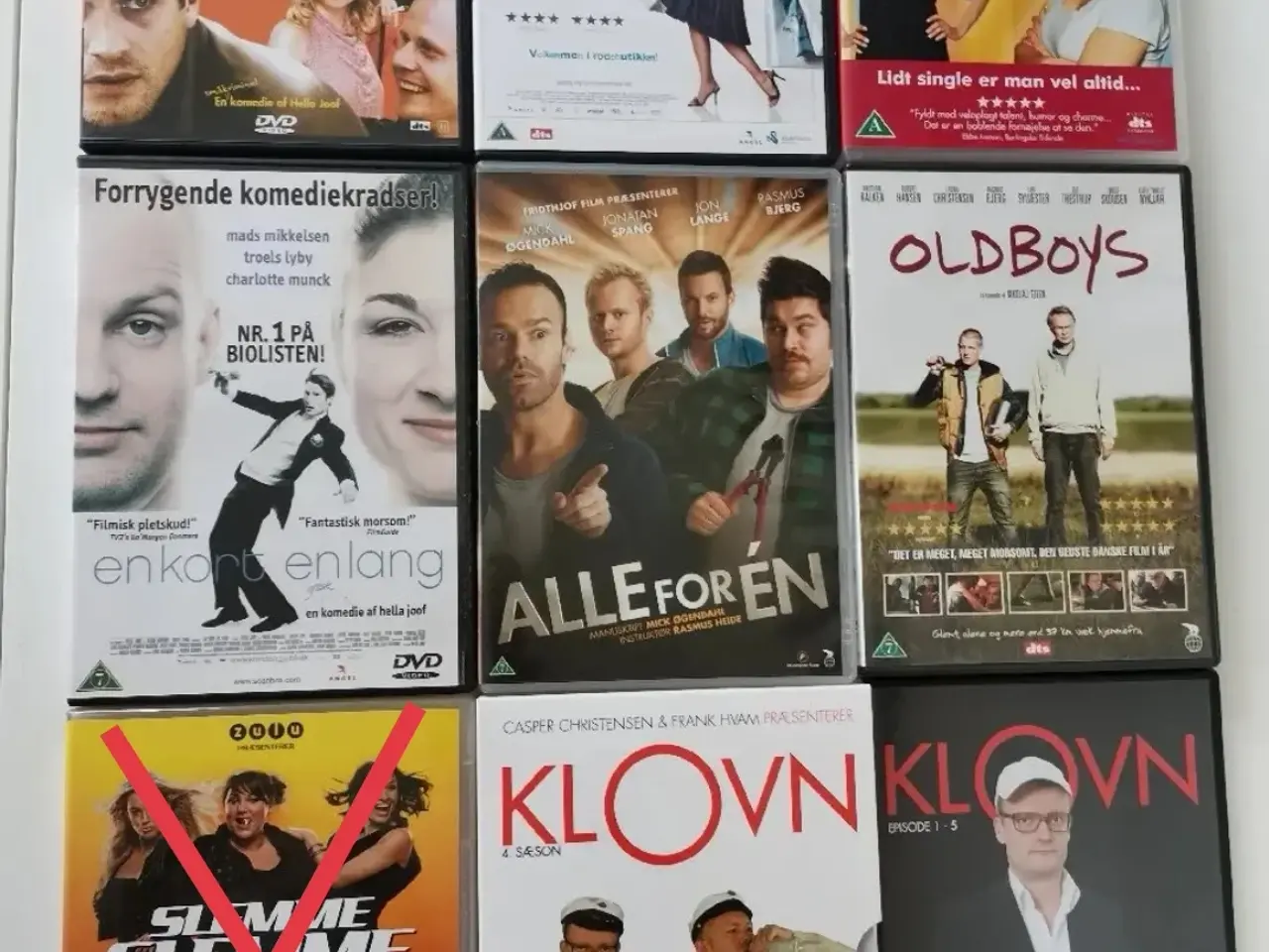 Billede 1 - DVD'er: Danske titler