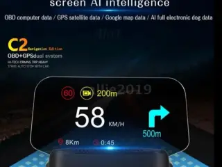 HUD display gps navigation