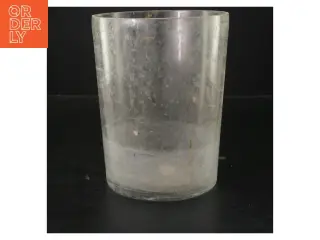Cylindrisk glas vase (str. 17x14 cm)