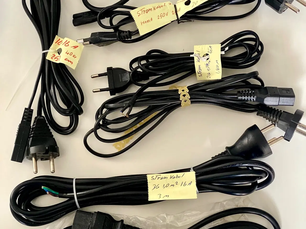 Billede 4 - DIVERSE KABLER, STRØMFORSYNINGER & ADAPTERE BILLLG