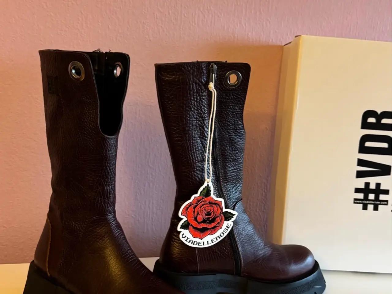 Billede 3 - Ægte læder boots fra Viadellerose #VDR