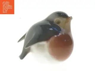 Porcelænsfugl rødkælk (str. 7 cm)