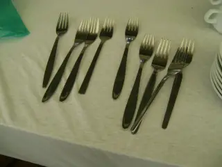 Rustfri Bestik knive og gafler