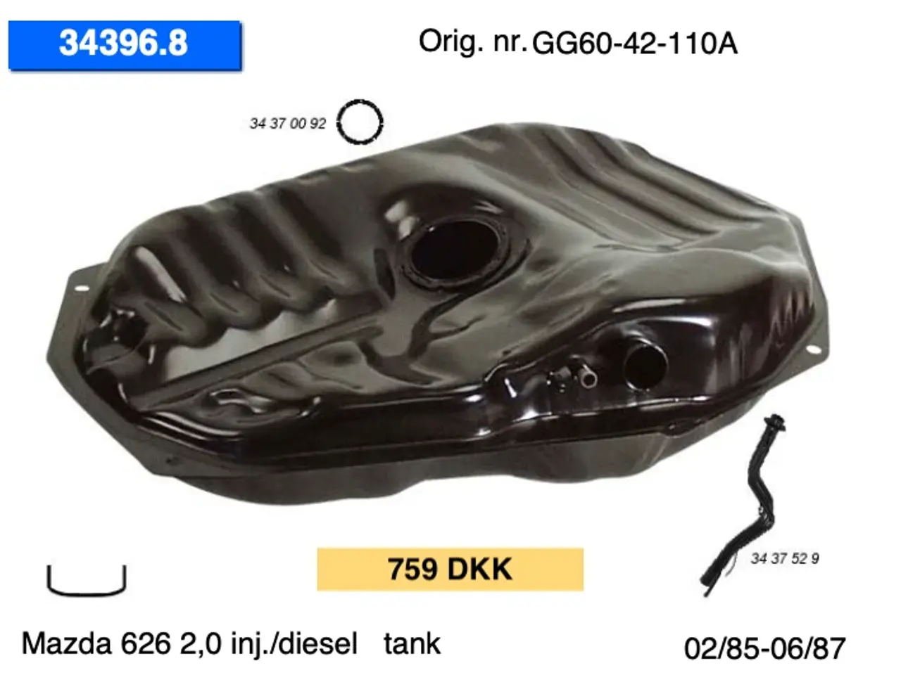Billede 9 - Mazda 626 GB-GC (78-87) tanke