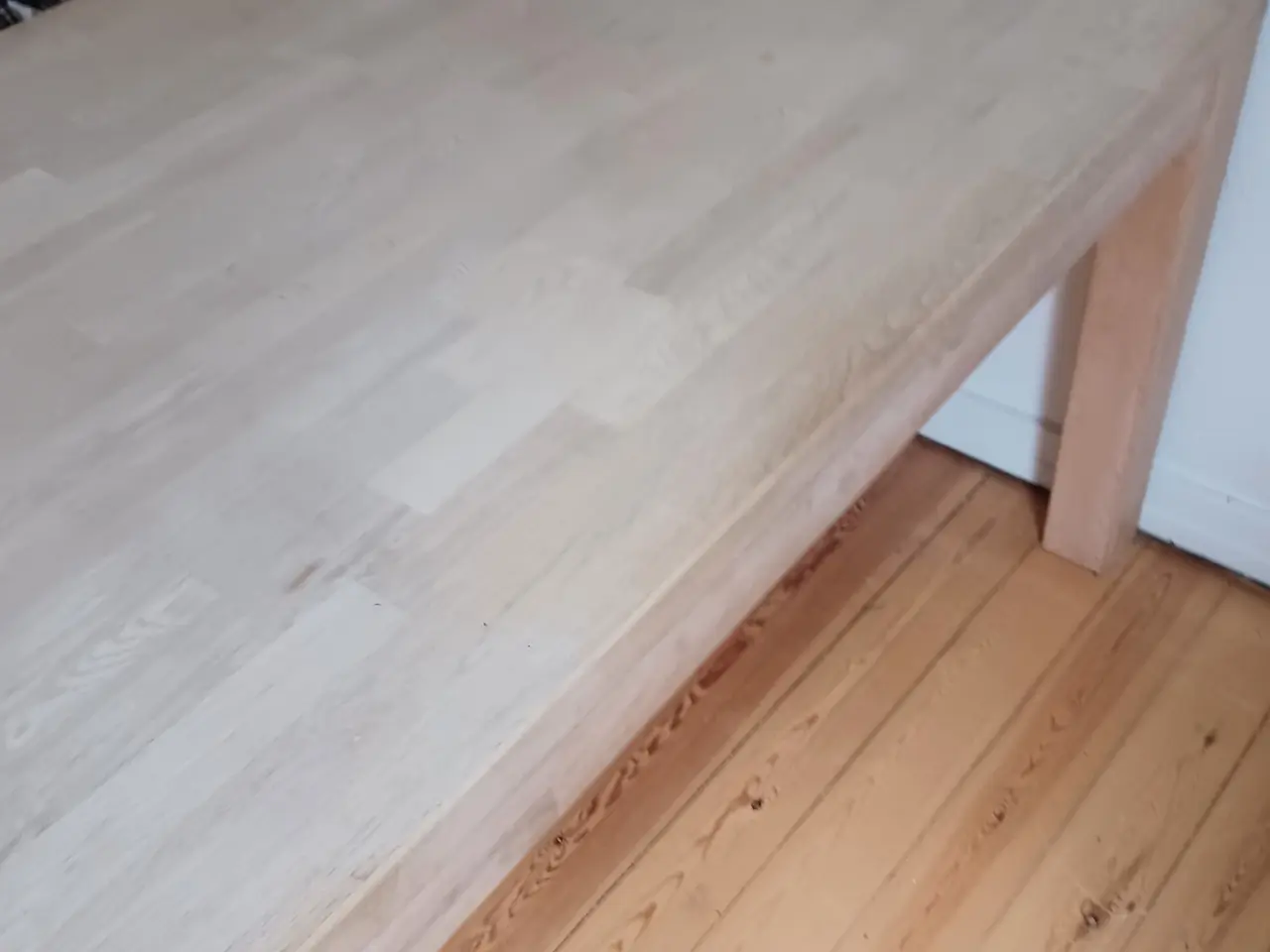 Billede 3 - Lækkert stort egetræs spisebord.