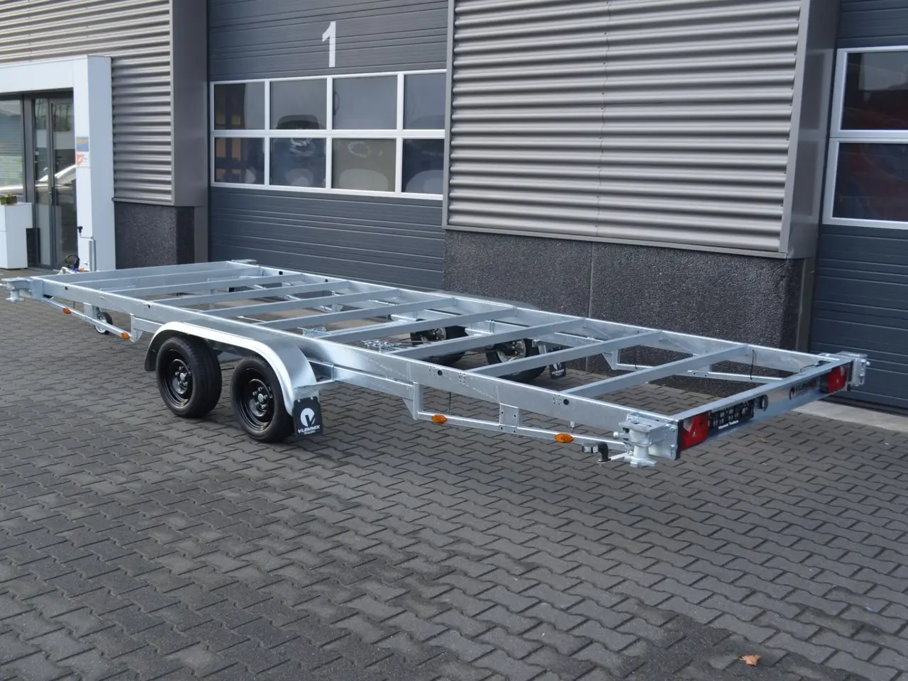 Billede 3 - Vlemmix containertrailer 20 fod 3500 kg - 2 aksler