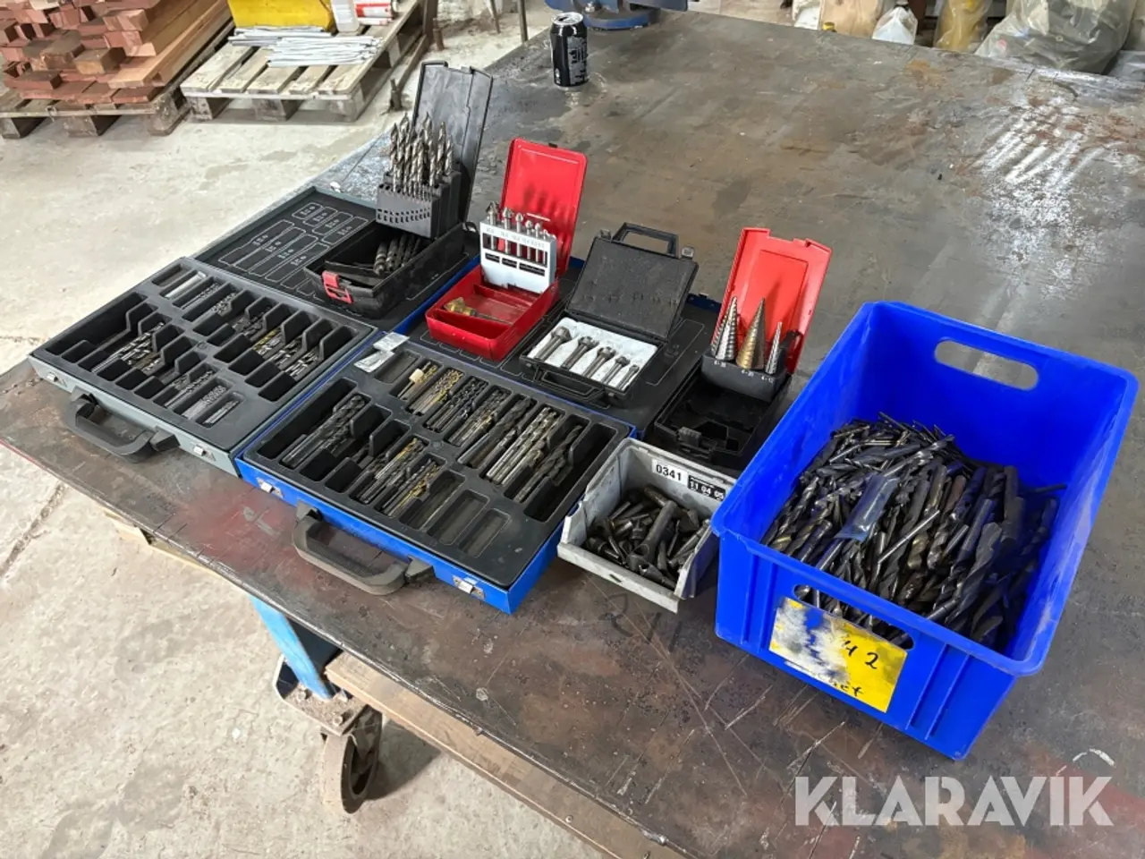 Billede 1 - Stor lot med bor - til metal