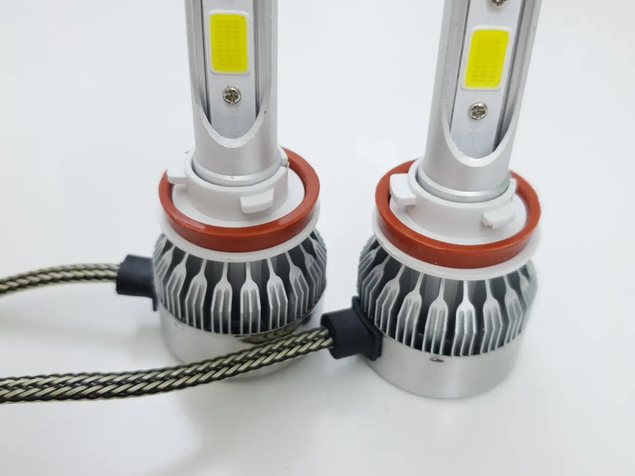 Billede 3 - NY! H11 H9 H8 LED Pærer 6000K 7600LM 72W