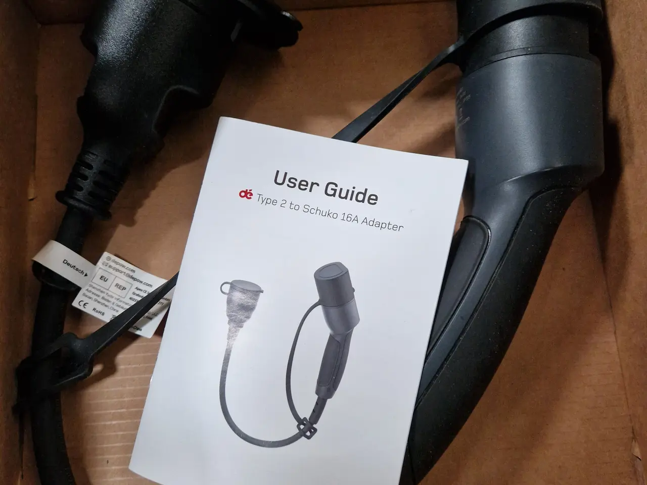Billede 2 - Type 2 Schuko adapter 220 volt/ladestation