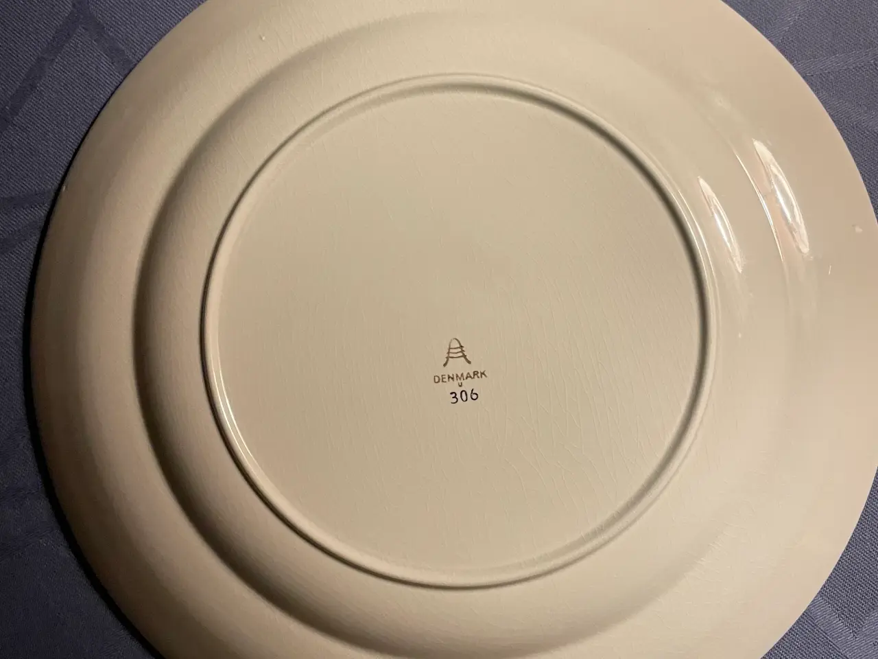 Billede 3 - Aluminia tallerken - dækketallerken