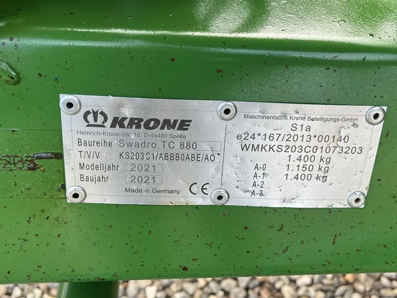 Billede 12 - KRONE Swadro TC 880