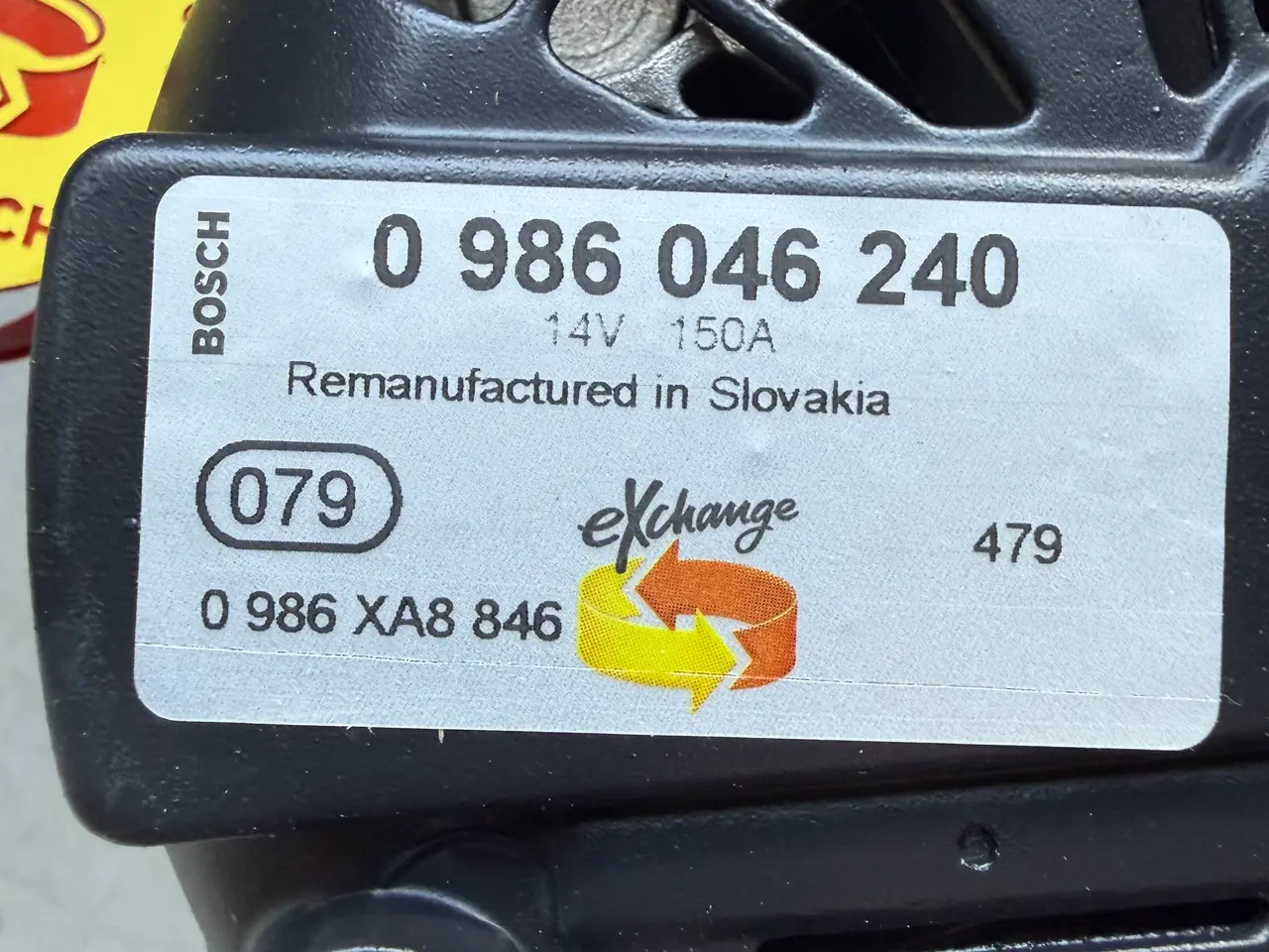 Billede 11 - Ny BOSCH Generator Varenr.: 0 986 046 240.