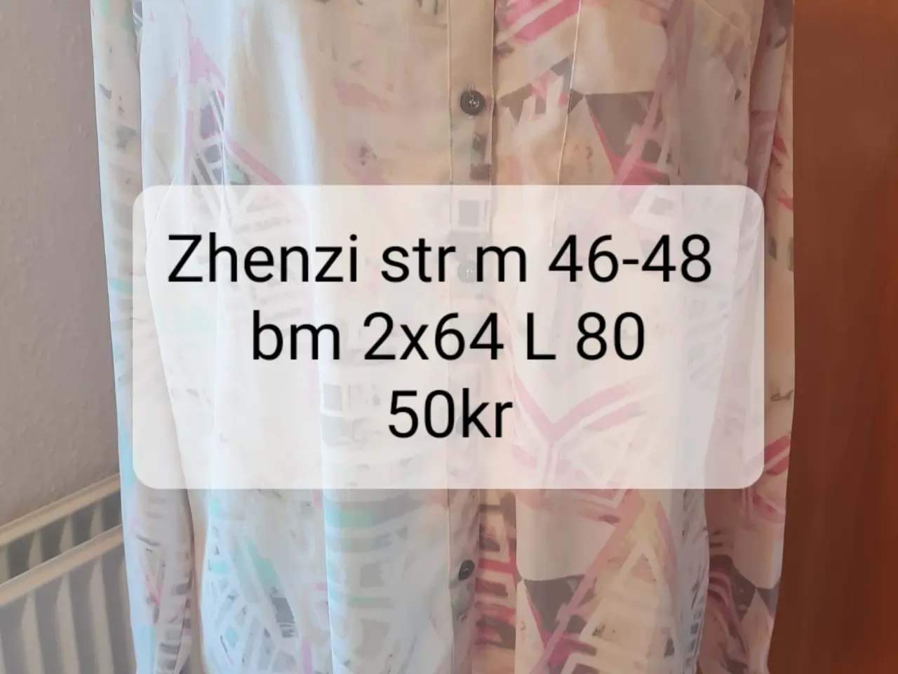 Billede 1 - Skjorte str M 46-48 Zhenzi