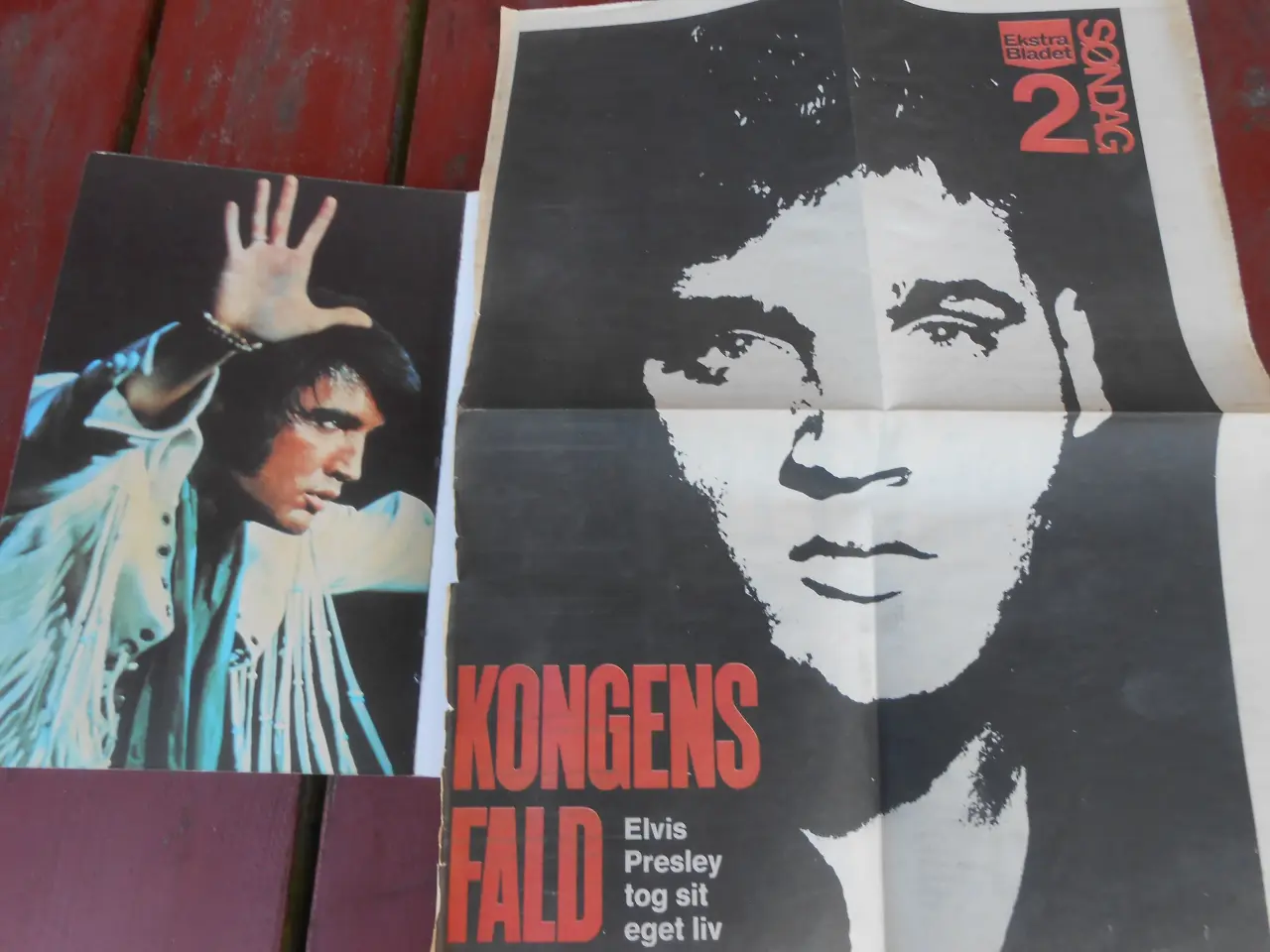 Billede 4 -    Elvis The King. og Bogen om Elvis.
