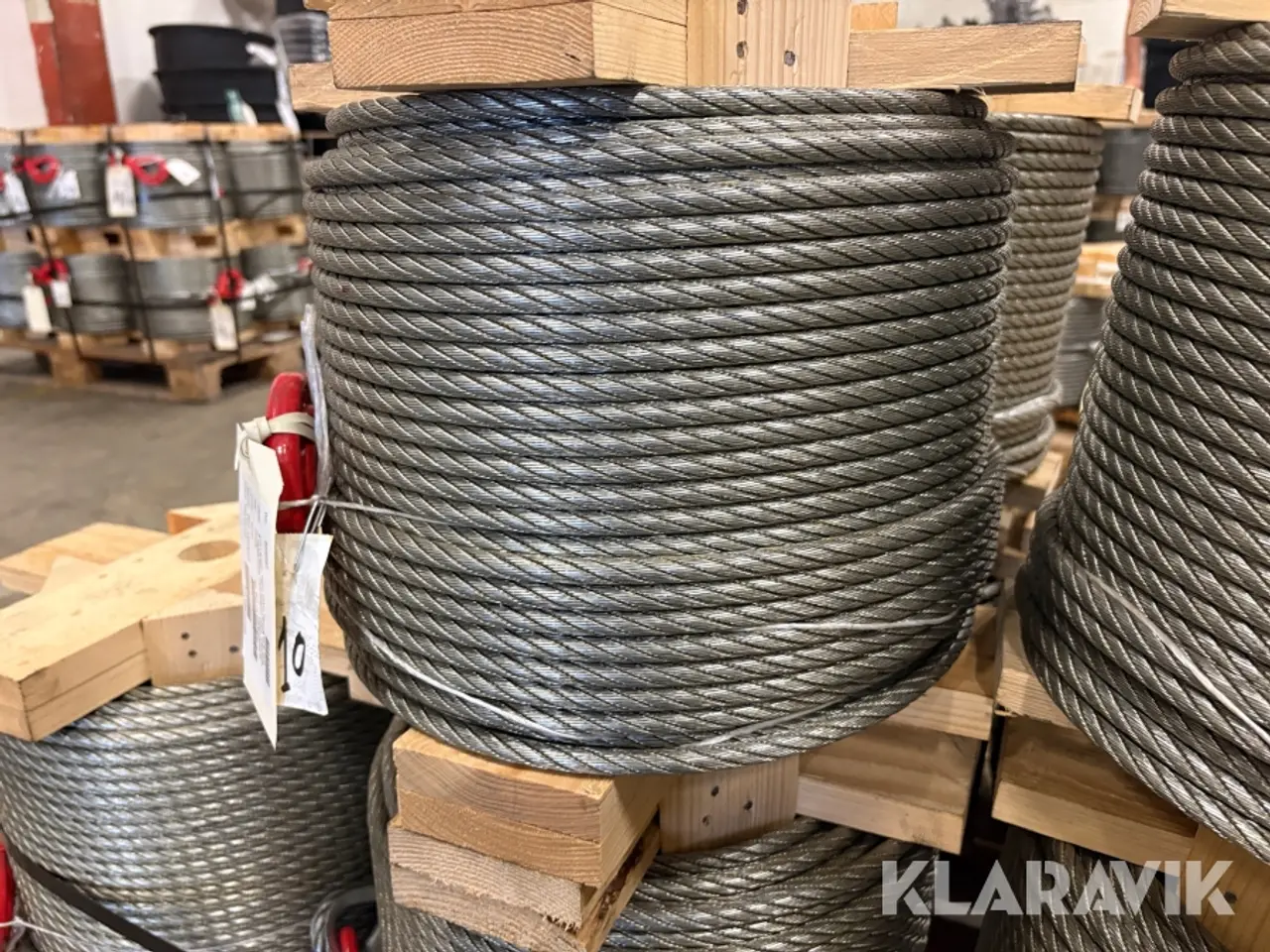 Billede 7 - Stålwire Drahtseilwerk Hemer Taurus wire top e. Safetyhook - 9 bundter / 1170m