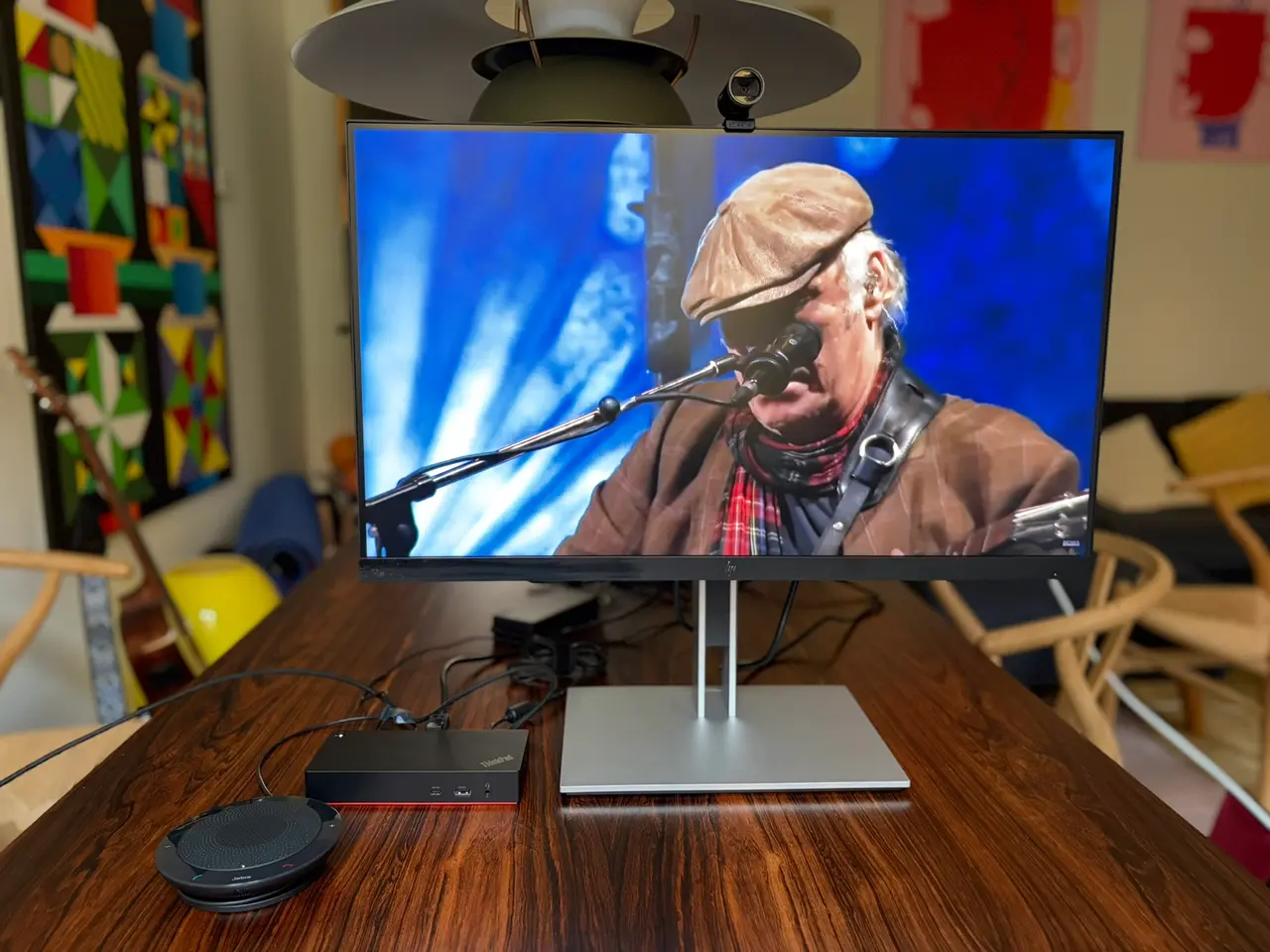 Billede 5 - Arbejdsstation - HP 27” skærm, ThinkPad USB-C dock