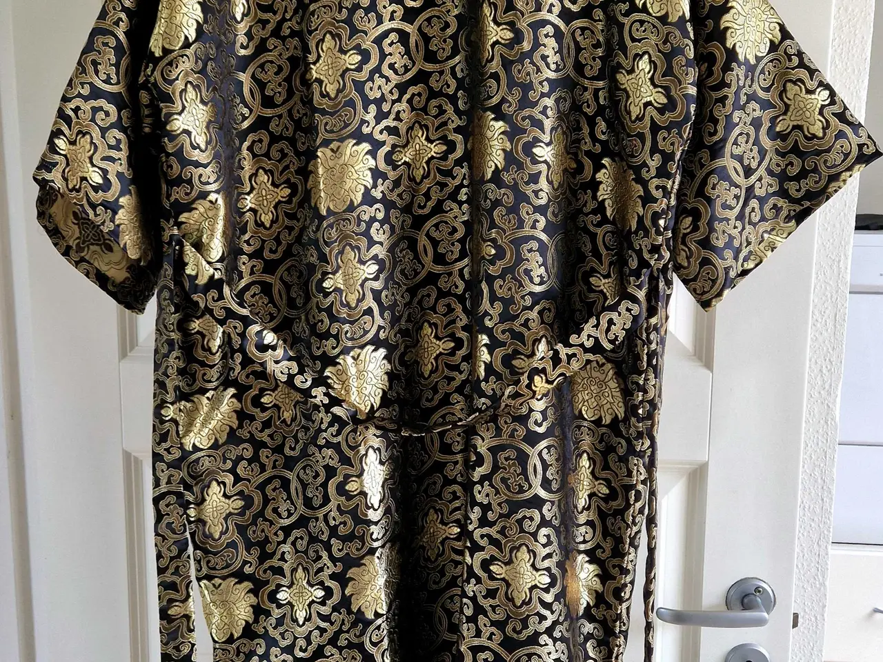Billede 4 - Stor flot vintage silke kimono. Aldrig brugt 