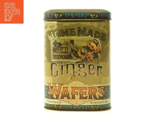 Retro kagedåse til ingefærkager (str. 14x9,5 cm)