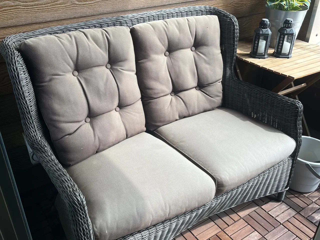 Billede 2 - Havesofa i flet