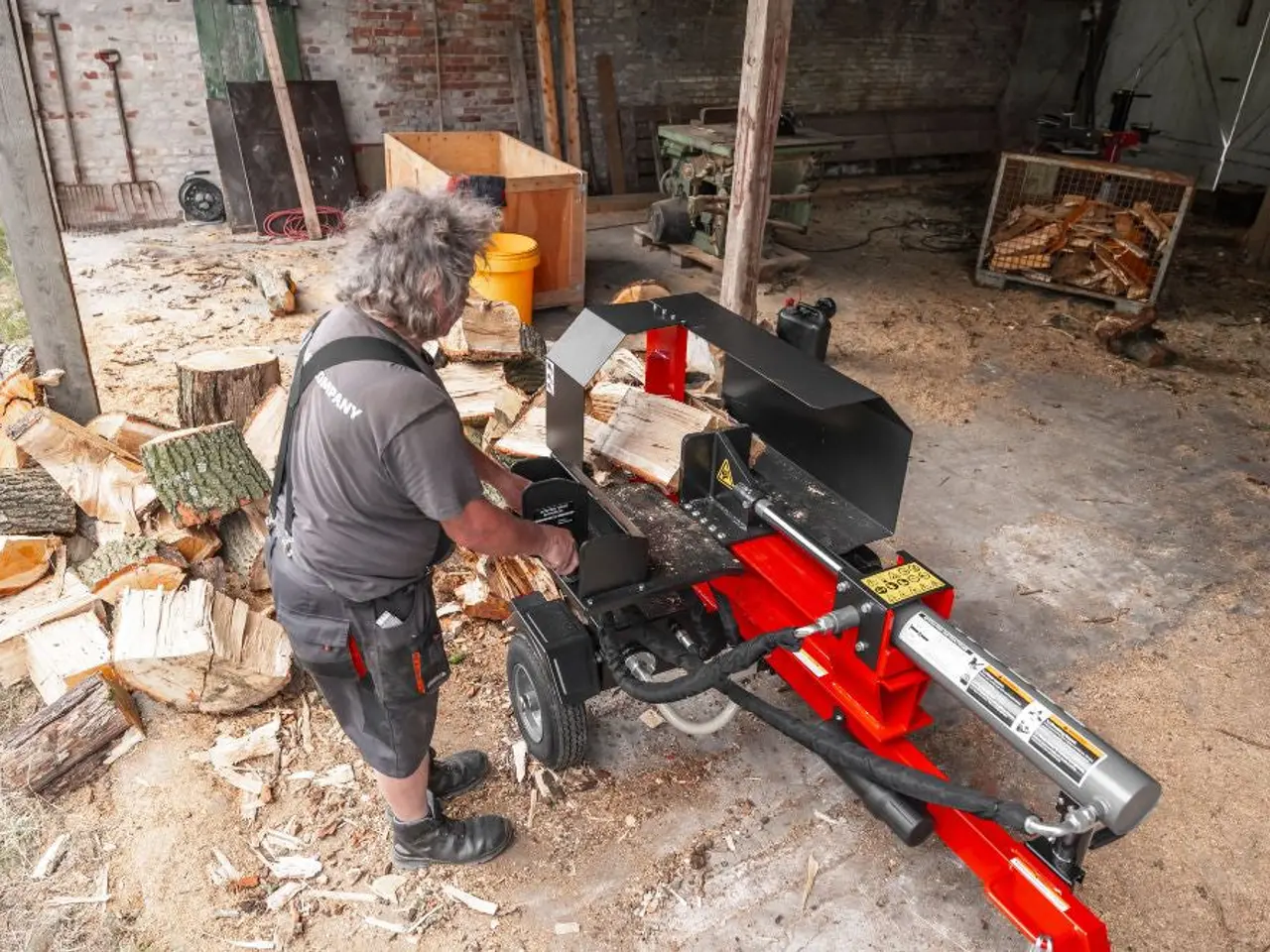 Billede 6 - WoodMaster CWM22B – 22 ton benzin brændekløver (vandret)