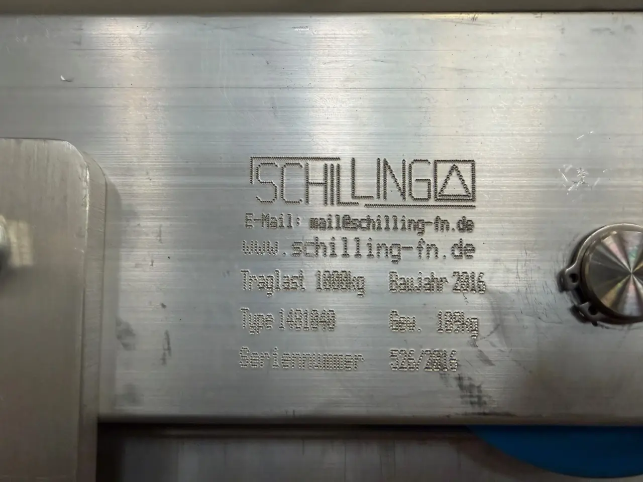 Billede 4 - Udlejning af 1000 kg. portalkran / montagekran.