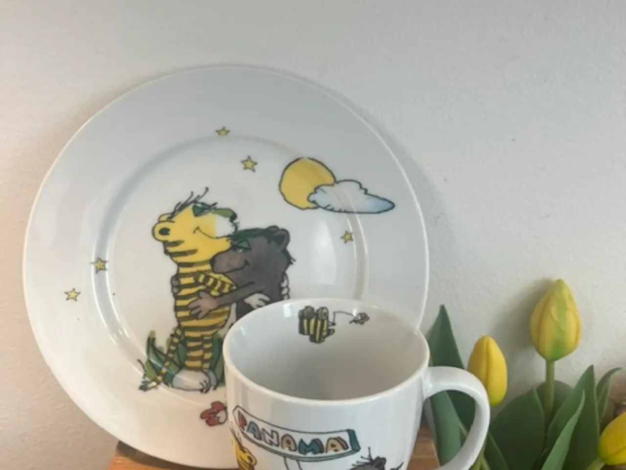 Billede 2 - Charmerende retro krus og Janosch tallerken + krus
