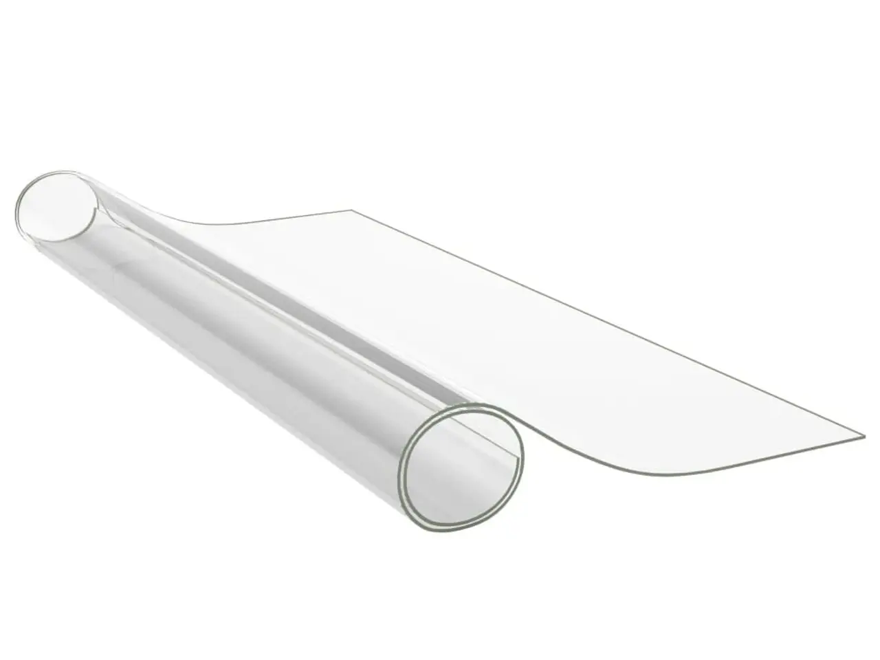 Billede 5 - Bordbeskytter 140 × 90 cm - transparent PVC 1,6 mm