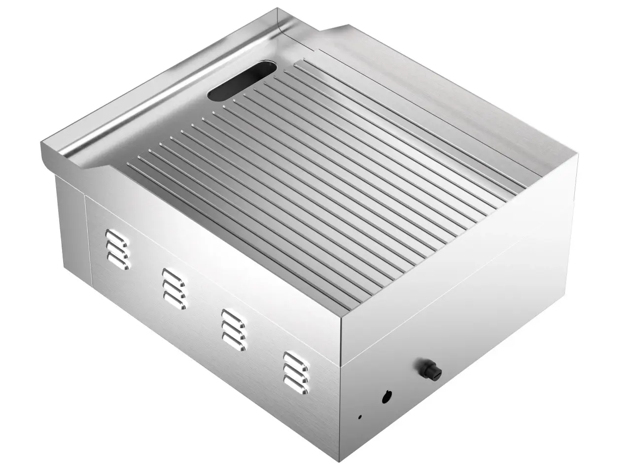 Billede 2 -  Elektrisk Stegeplade – rillet – 230 V 