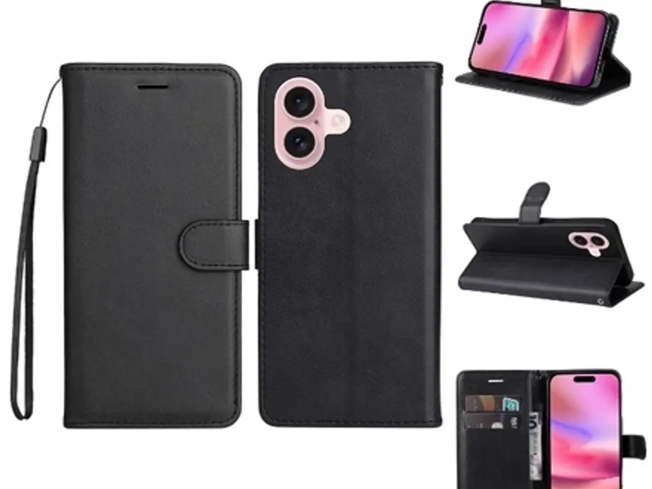 Billede 1 - iPhone 14 Pro Max Flip Cover – Læder (Graviera)