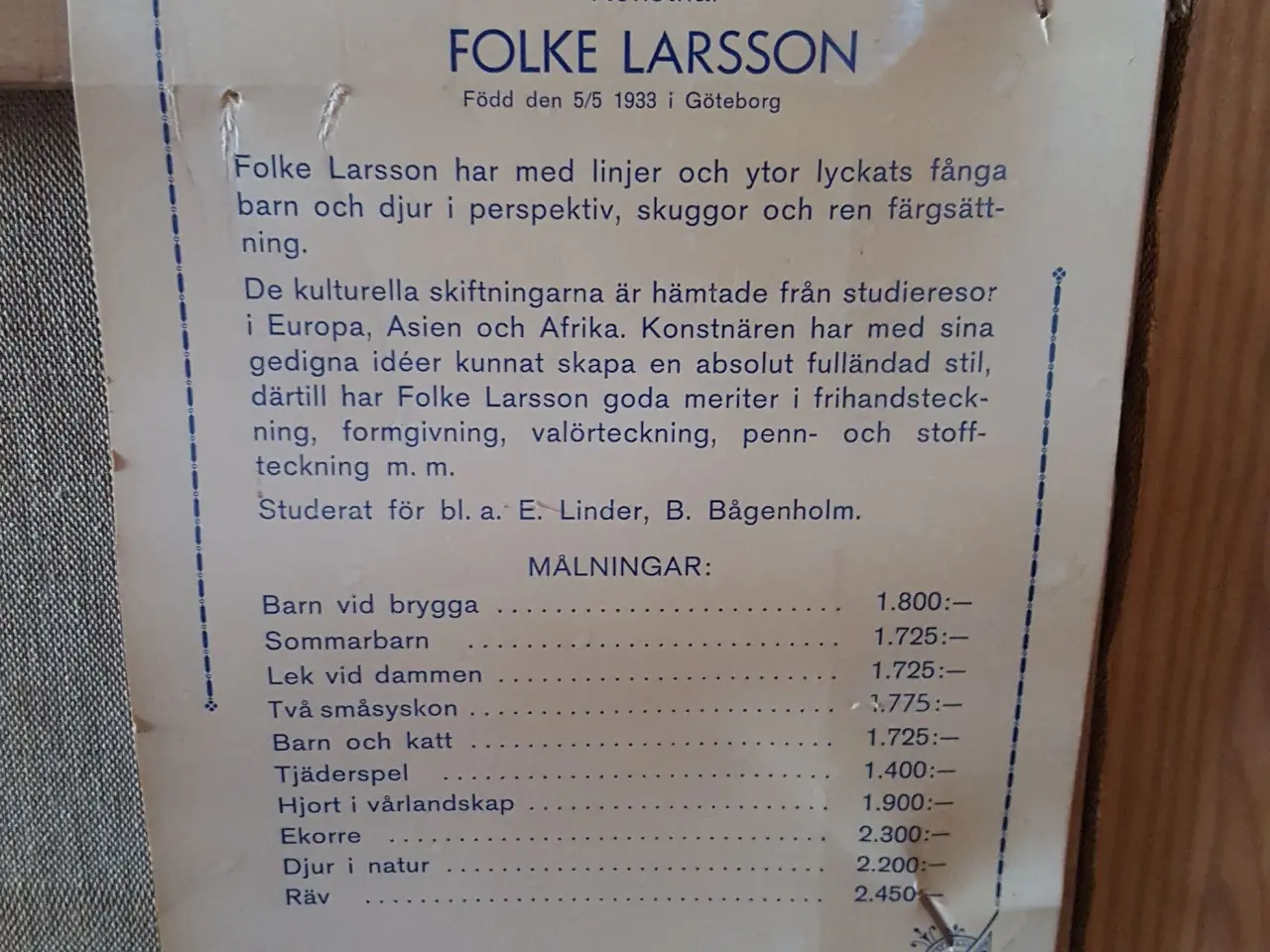 Billede 3 - folke larsson
