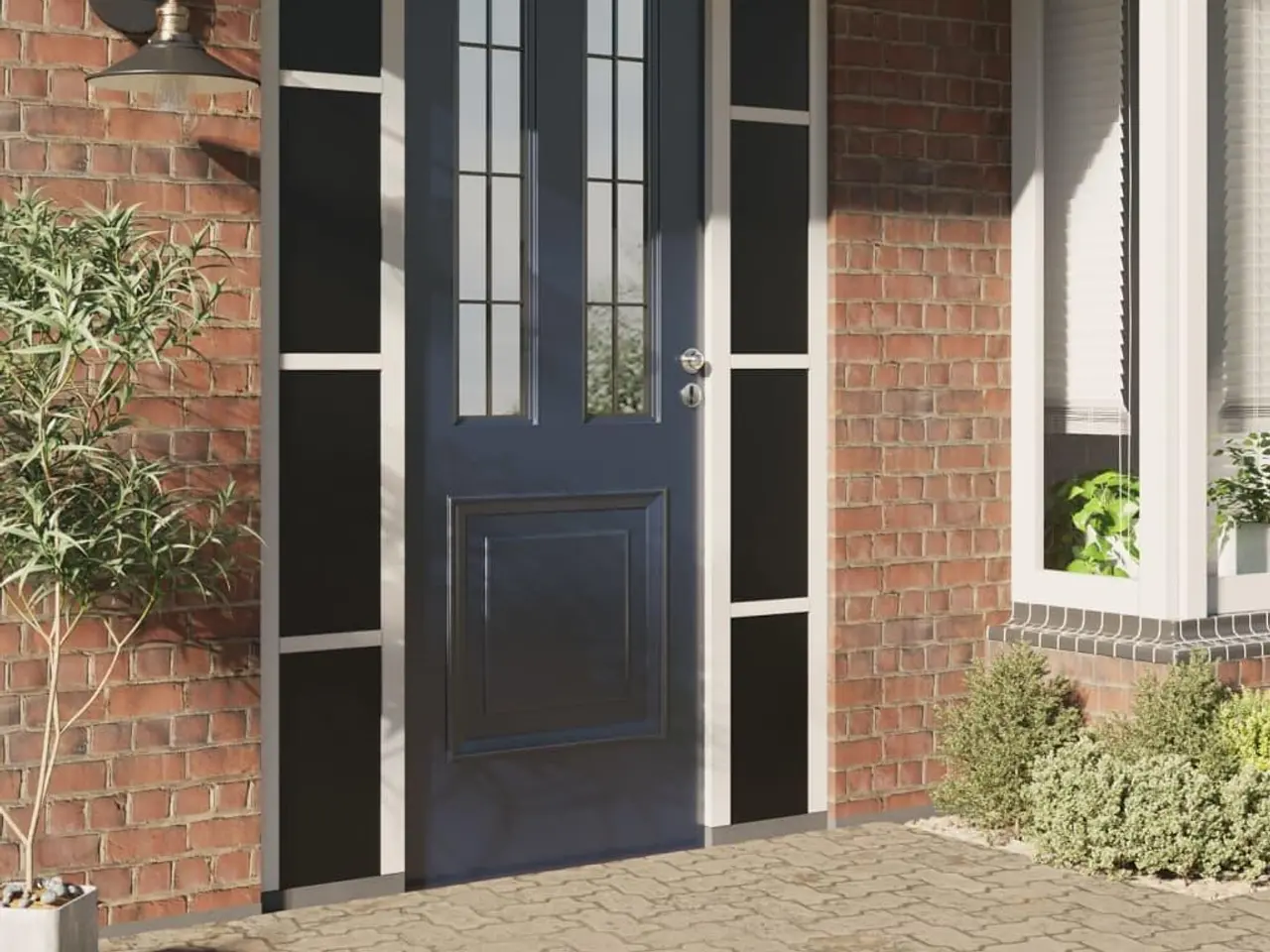 Billede 2 - Vinduesfolie 90 x 500 cm statisk PVC matteret sort