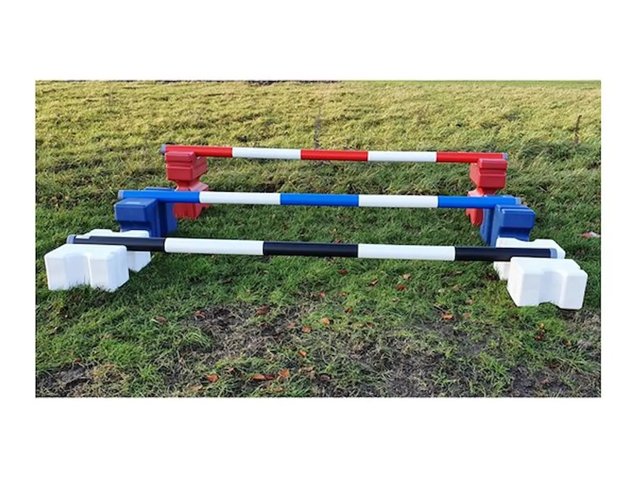 Billede 1 - Cavalettipakke 1 m PE-bom 3 spring