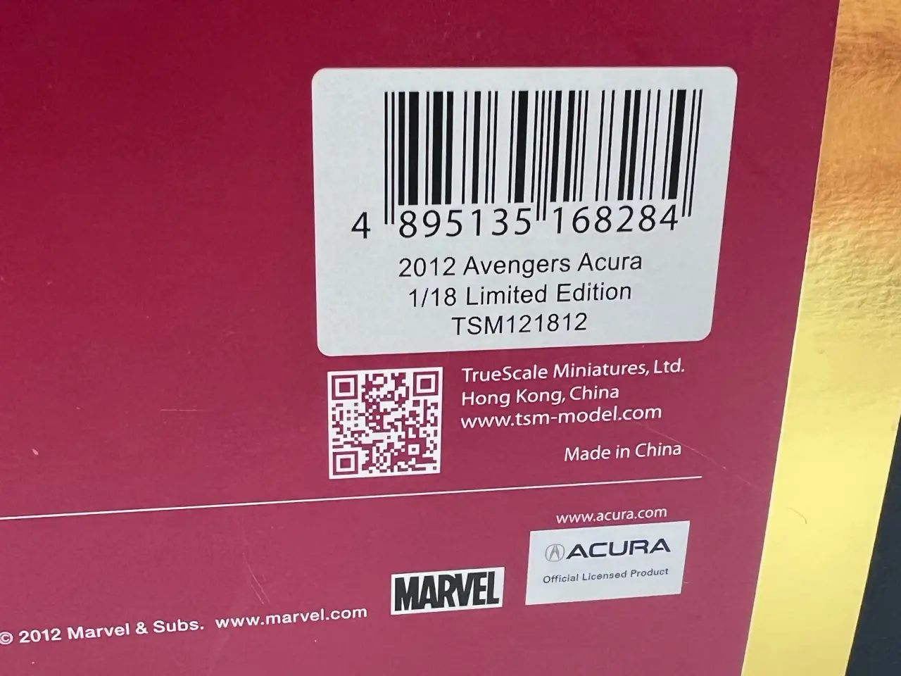 Billede 9 - 2012 Avengers Acura / Honda NSX - 1:18