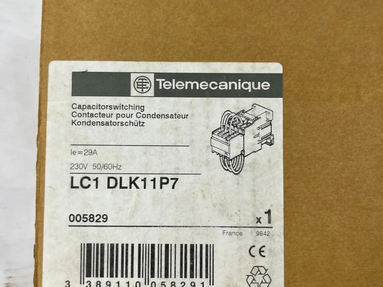 Billede 3 - Telemecanique LC1DLK11P7 Capacitor Switching 29A