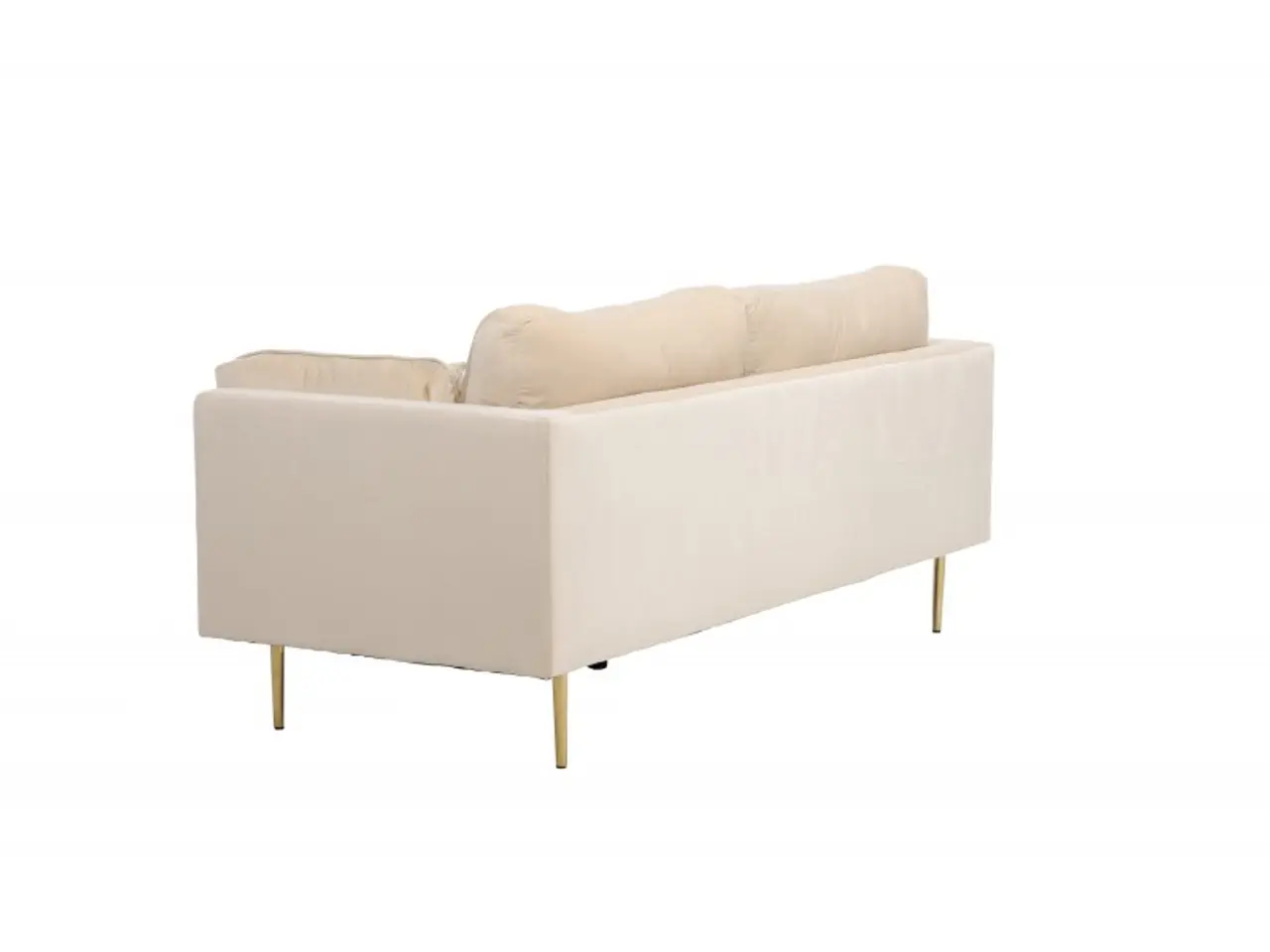 Billede 13 - Boom 3 personers Sofa - Beige og Messing