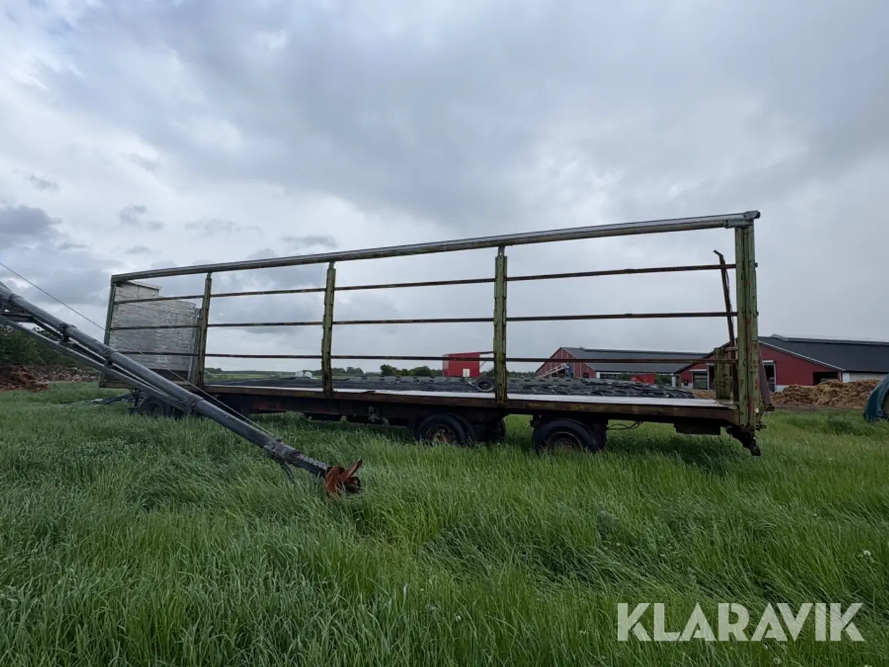 Billede 7 - Halmvogn med hydraulisk opklap