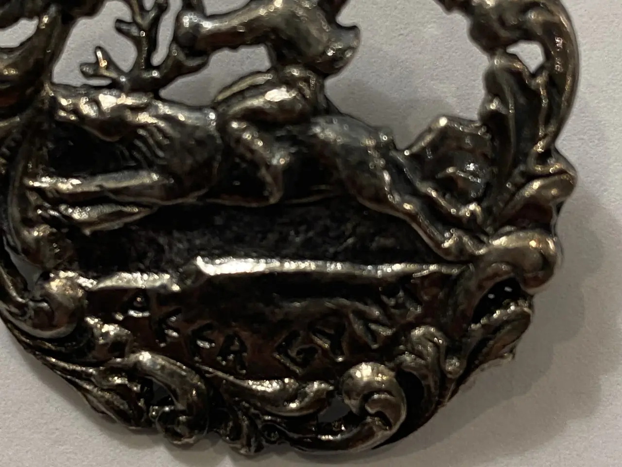 Billede 2 - Norsk tin broche