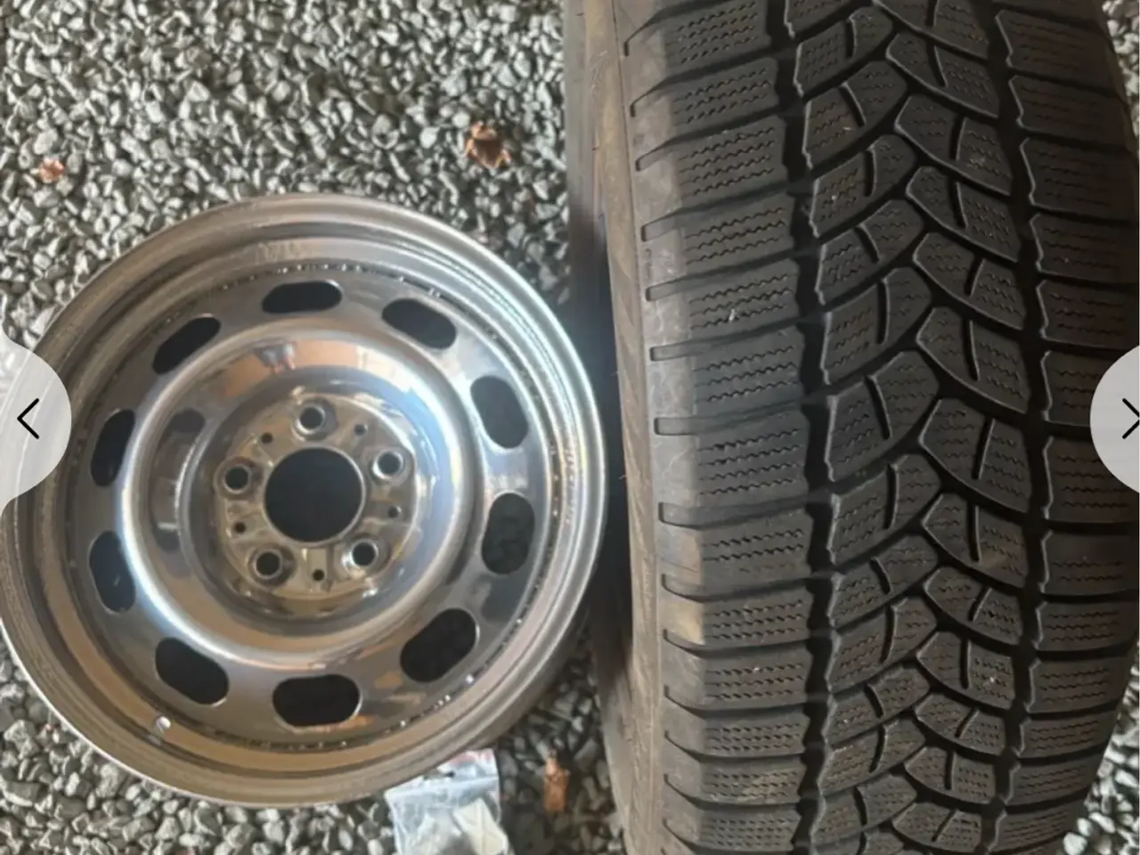 Billede 1 - 4 stk. Firestone Winterhawk 3 vinterdæk Med fælge