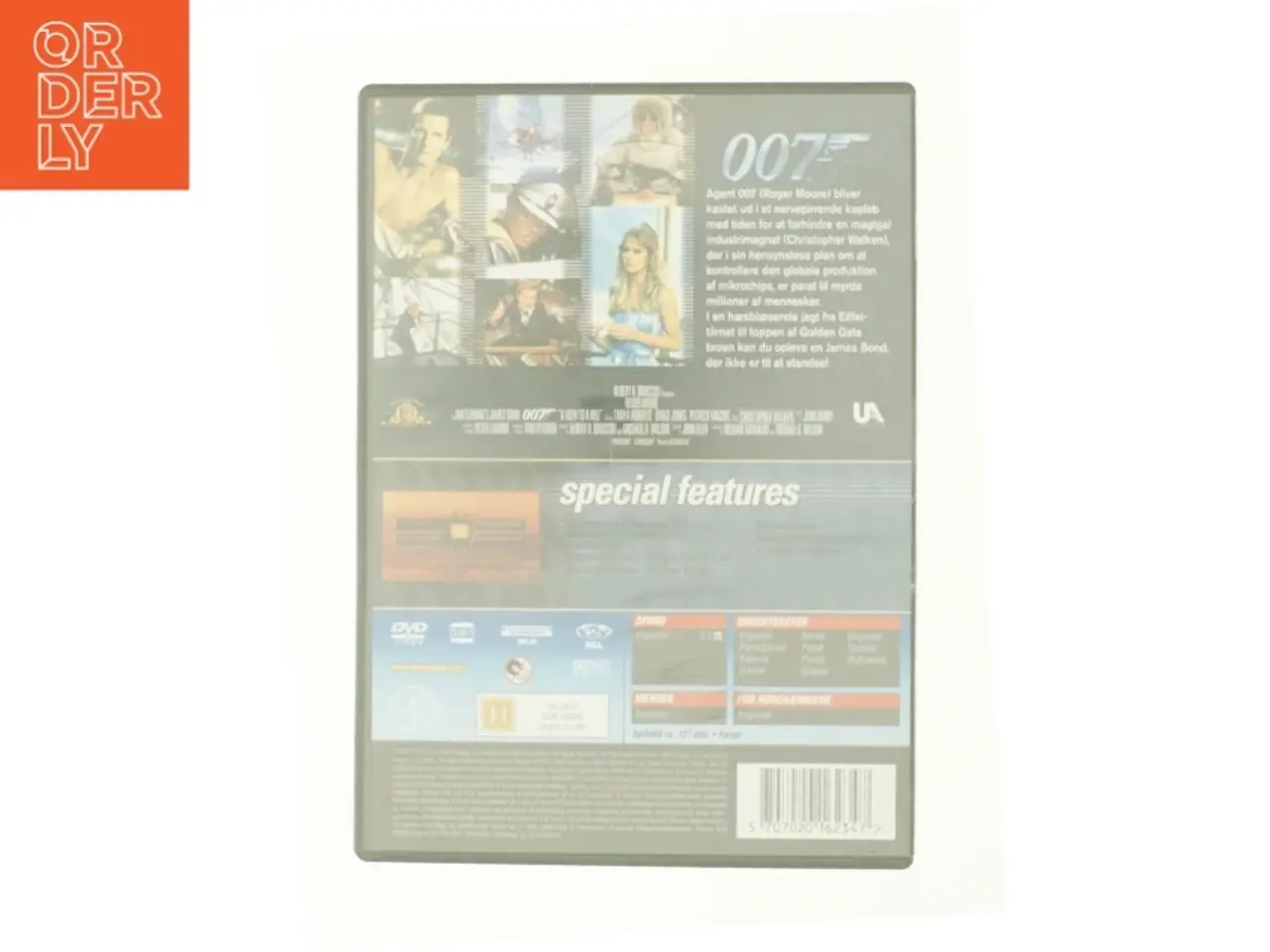 Billede 2 - Agent 007 - a View to a Kill fra DVD