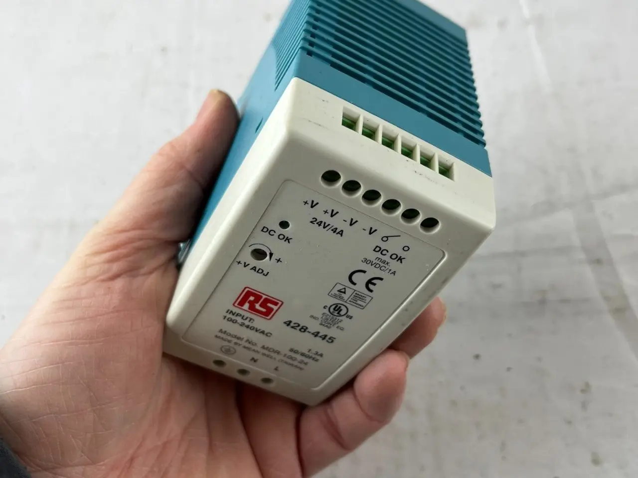 Billede 9 - RS 428-445 Mean Well MDR-100-24 DIN Rail 24VDC 4A
