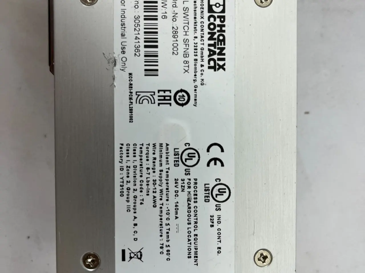 Billede 3 - Phoenix Contact FL kontakt SFNB 8TX Ethernet