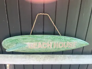 Ophæng skilt grøn surfbræt