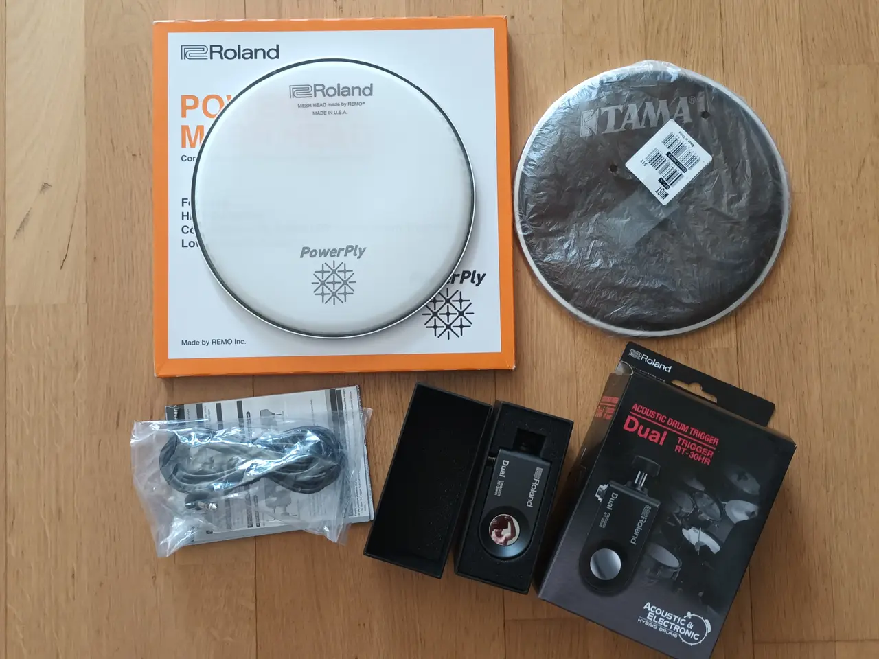 Billede 1 - Roland RT-30HR+MH2-8"Mesh Head+Tama 8"Mesh Head