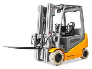 Jungheinrich EFG 425 k el-gaffeltruck - 2500 kg, 4700 mm, årg. 2019, 12876 timer - brugt