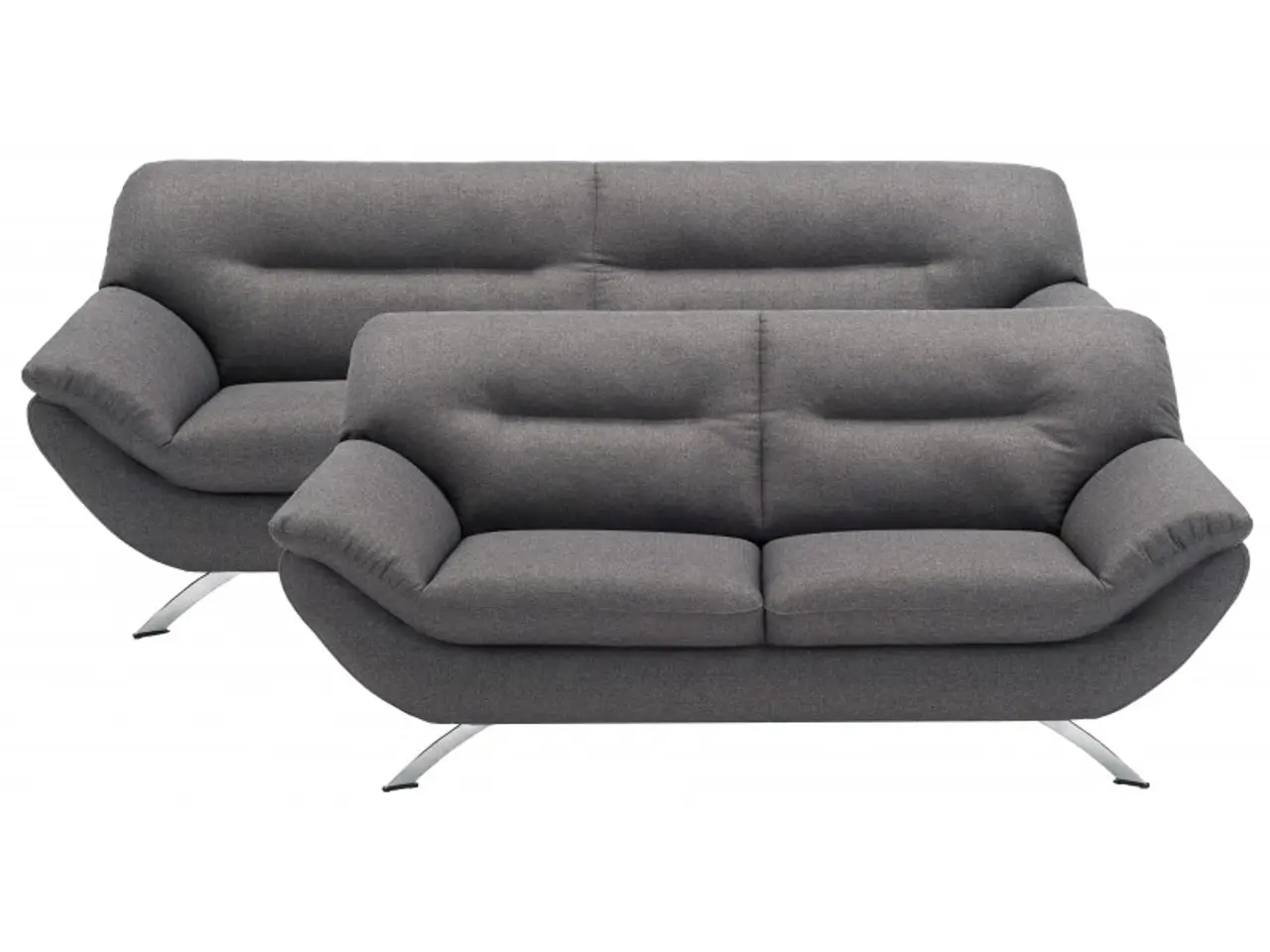 Billede 1 - Hjort Knudsen Taastrup 3 + 2 pers sofa grå stof