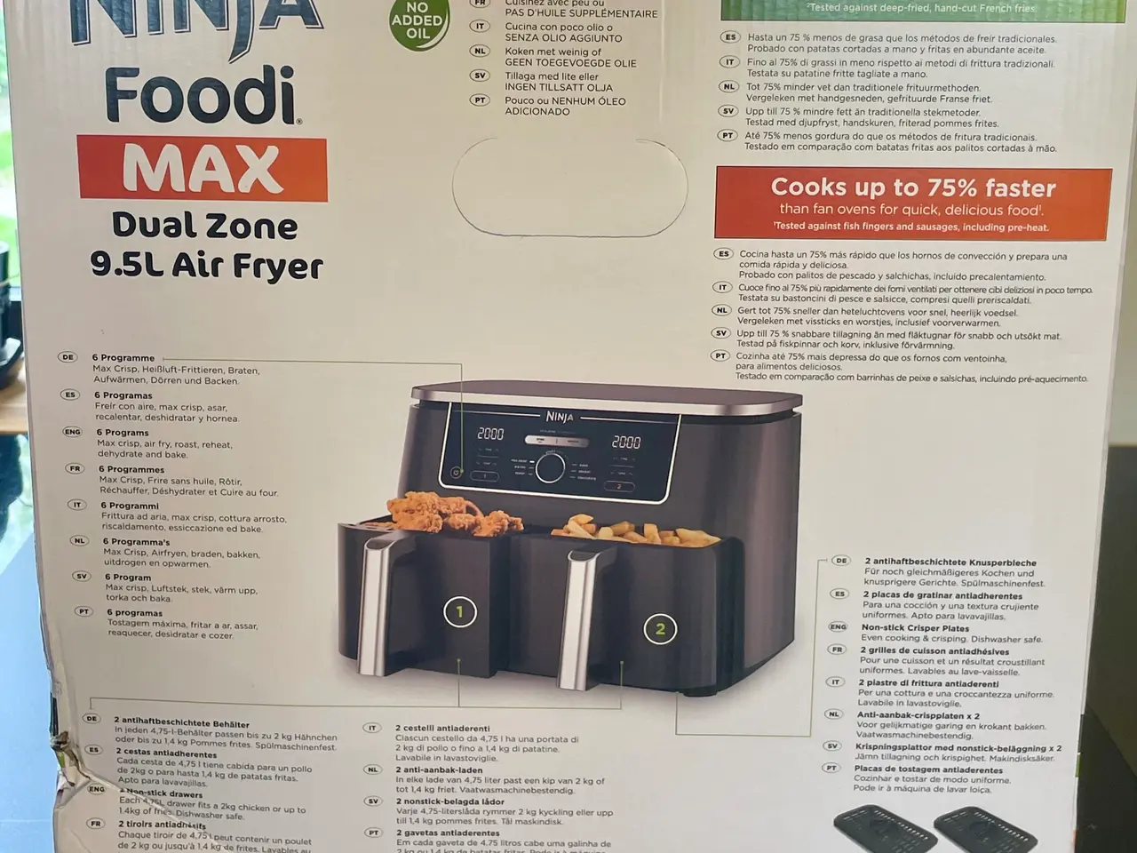 Billede 3 - Ninja foodi Max 9.5l. Airfryer 