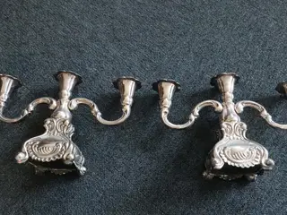 Sølvlysestager