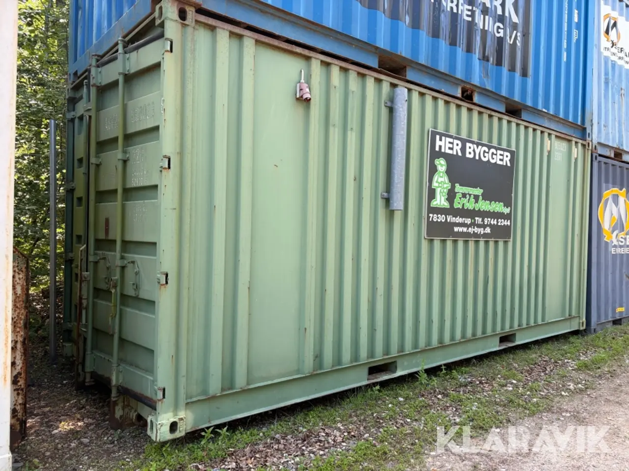 Billede 1 - Container 20 fod med isoleret kontor