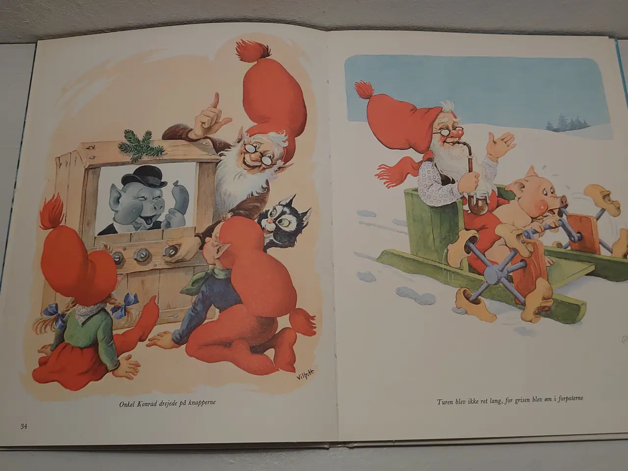 Billede 5 - Carla Hansen: Nissernes Julebog. 1.udg. 1961