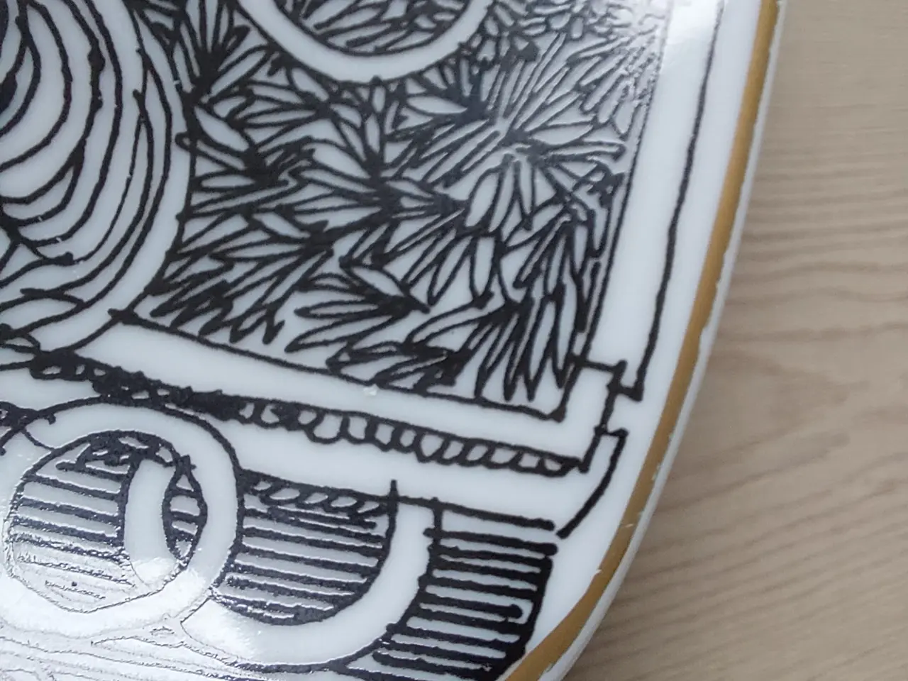 Billede 6 - Vintage Endre Szász porcelænsplatte (12x14,5)